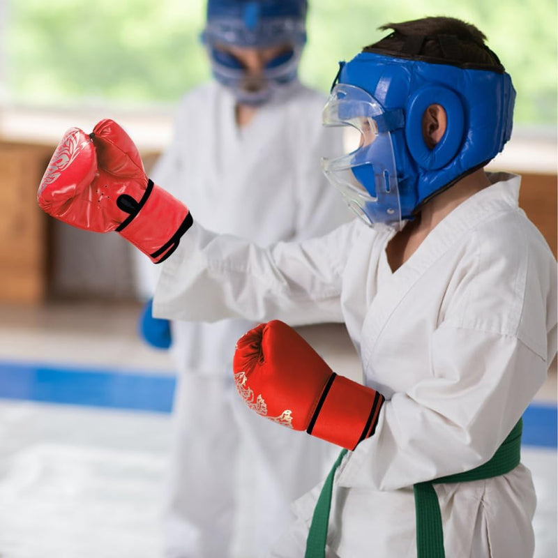 Chargez l'image dans la visionneuse de la galerie, Gants de boxe pour enfants 6 oz rouges
