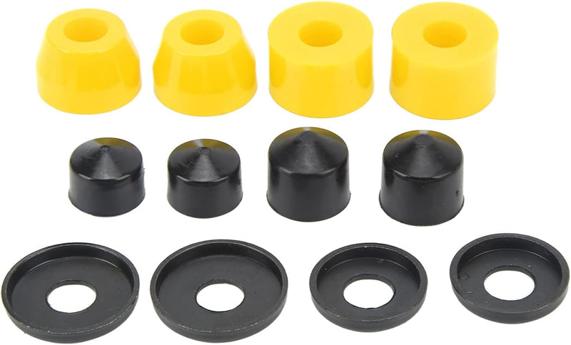 Laad afbeelding in Galerijviewer, Skateboard bushings 90A 12-delige vervangingsset – PU stuurrubbers – longboard skateboard accessoires
