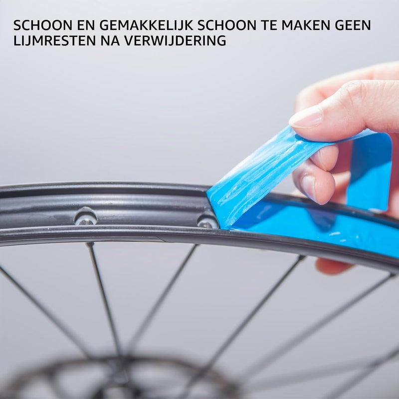Laden Sie das Bild in Galerie -Viewer, Tubeless-Felgenband 21 mm x 10 Meter blau selbstklebend – luftdichtes Felgenband – Fahrradzubehör
