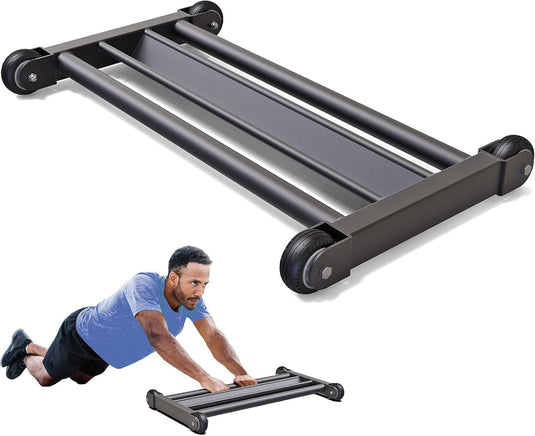 Hamstring roller met V-vormige voetsteun en soepele wielen – glute trainer – core trainer