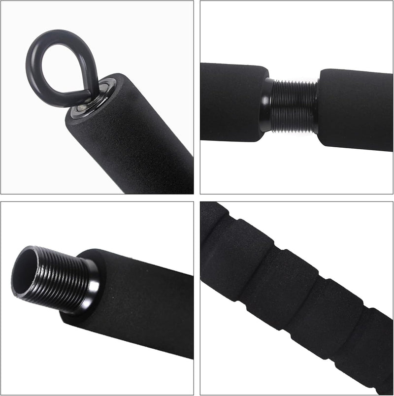 Laden Sie das Bild in Galerie -Viewer, Afneembare fitnessstang 74-105 cm voor weerstandsbanden tot 200 kg – pilates bar – trainingsstang
