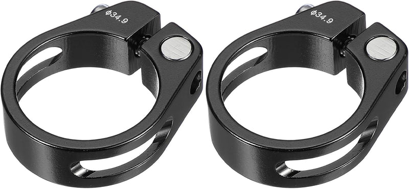 Laden Sie das Bild in Galerie -Viewer, Fiets zadelpenklem 34,9 mm (2 stuks) - Aluminium zitbuis klem - Zadelpen klem mountainbike &amp; racefiets
