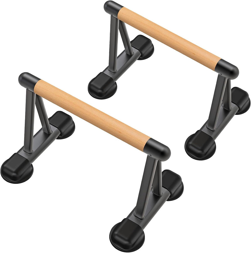 Laden Sie das Bild in Galerie -Viewer, Hoge parallettes 24 cm met antislip en gevoerde handgrepen tot 300 kg – push-up bars – calisthenics
