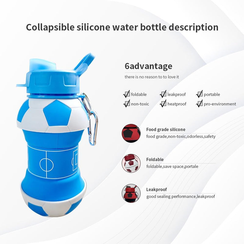 Chargez l'image dans la visionneuse de la galerie, Voetbal drinkfles met rietje 550 ml
