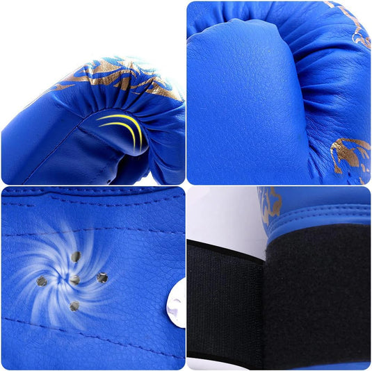 Gants de boxe pour enfants 6 oz rouges