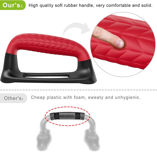 Push-up bars met ergonomische handgrepen en antislip onderzijde – opdruksteunen – calisthenics
