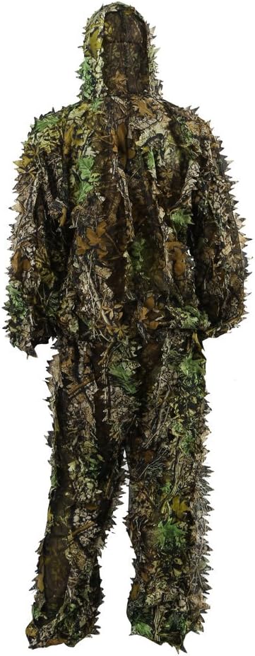 Laad afbeelding in Galerijviewer, Zicac 3D camouflage kostuum Ghillie jungle ghillie camouflage kostuum Woodland jachtkleding party verduistering
