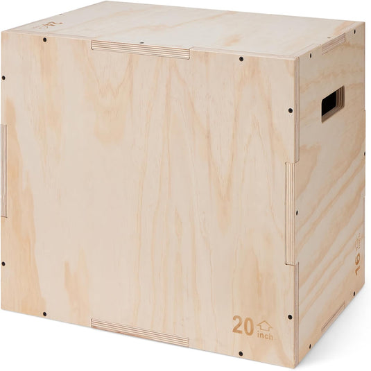 Houten plyo box met 3 hoogtes tot 204 kg – jump box – plyometrische trainingsbox