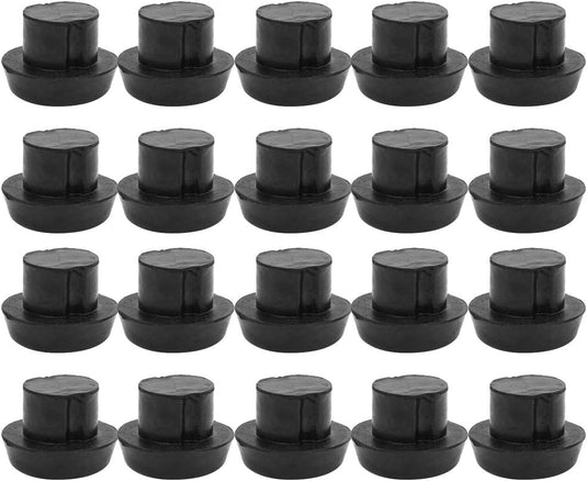 20x Biljartkeu Bumper – Rubberen Bodemdop voor Pool Cue – Bescherming voor Keu Onderkant