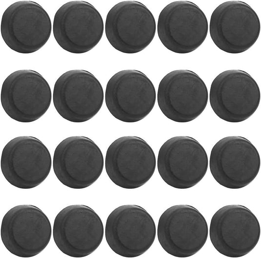 20x Biljartkeu Bumper – Rubberen Bodemdop voor Pool Cue – Bescherming voor Keu Onderkant