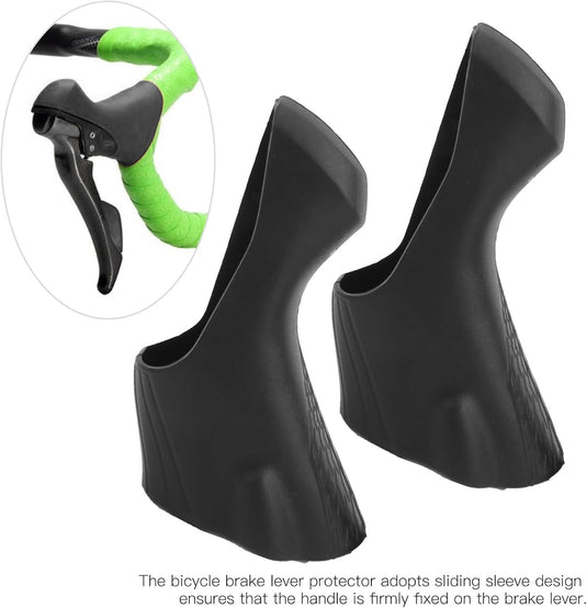 Siliconen remgreephoezen 2 stuks voor Shimano ST-R7000 en ST-R8000 racefietsen – remhendelhoezen – fietsgrips