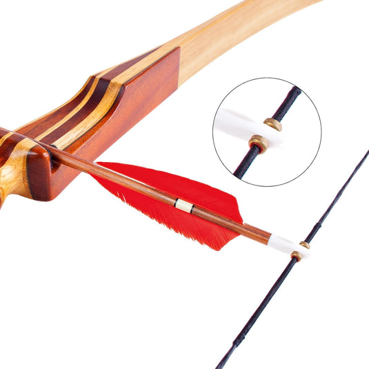 Recurve boogsnaar 54 inch 14 strengen voor AMO 58 inch met 4 nokpunten – boogschieten accessoires