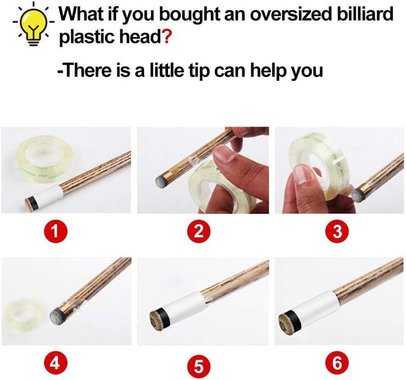 Load image into Gallery viewer, Amacoam Biljartkeu Spitzen 20 stuks 12 mm harde biljartkeu koperen schroef-vervanging tips met poolqueue klemmen voor biljartsticks snooker poolqueues, bruine spelpunten set biljart accessoires
