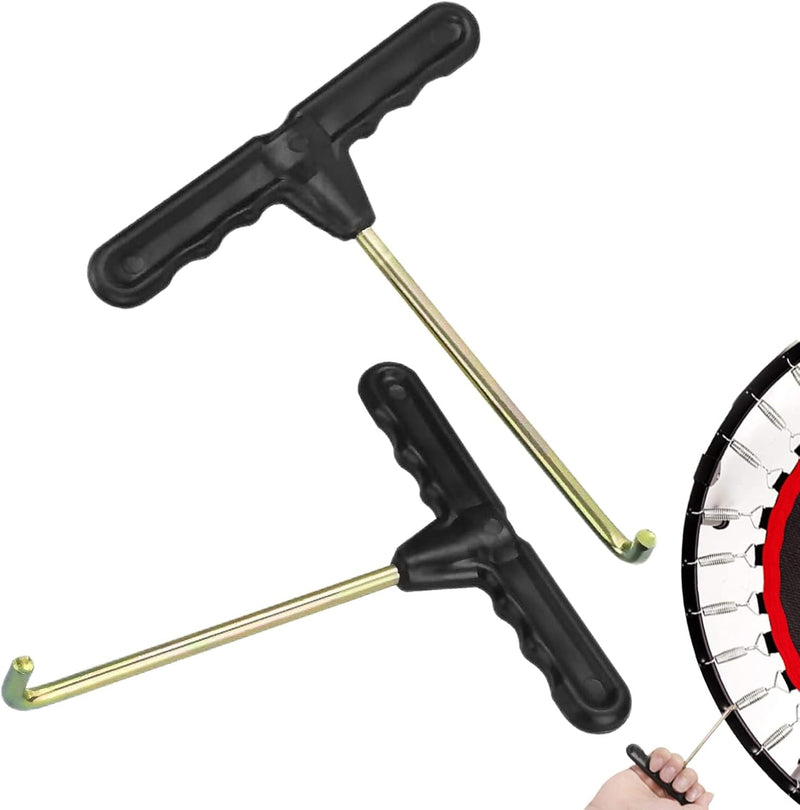 Załaduj obraz do przeglądarki galerii, Trampoline T-haken 2 stuks voor montage en verwijderen van veren – veertrekker – trampoline gereedschap
