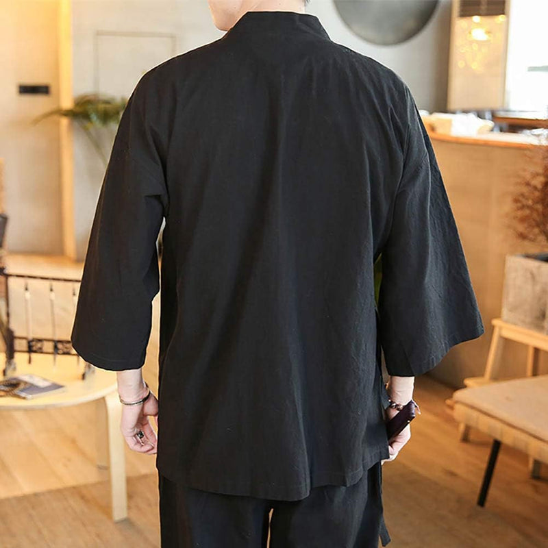 Laden Sie das Bild in Galerie -Viewer, Kungfu uniform met lange mouw en broek

