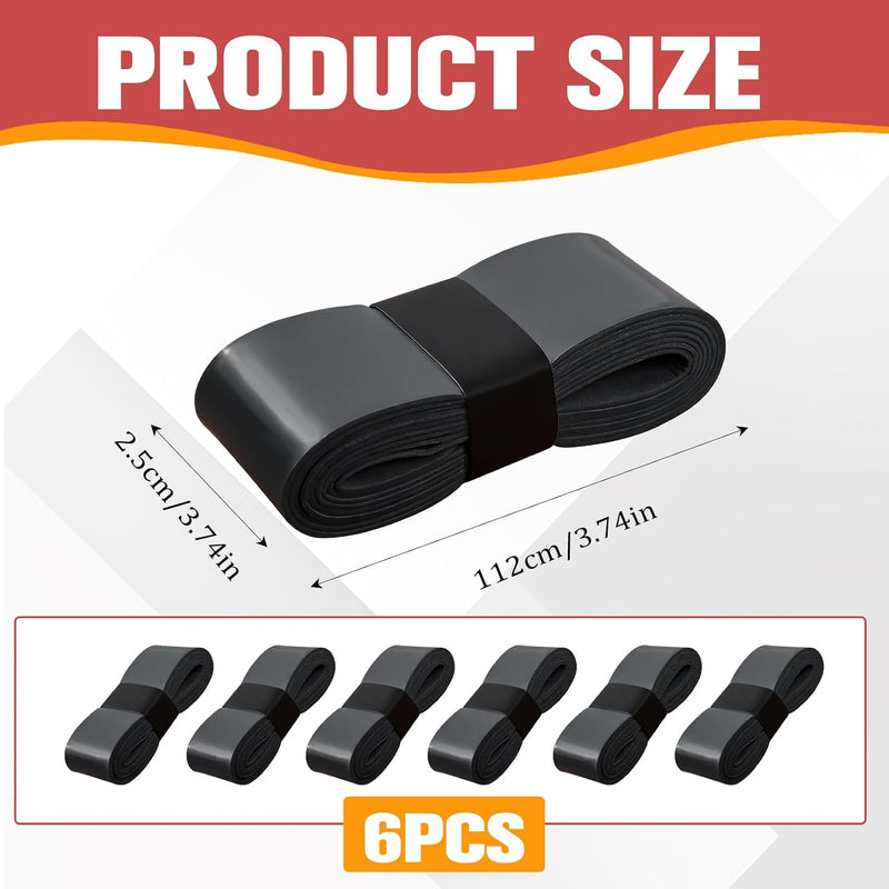 Load image into Gallery viewer, Racket gripband set 6 stuks zwart

