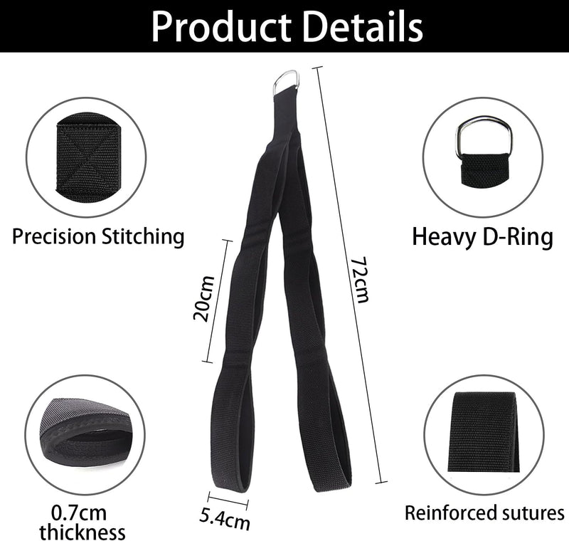 Laden Sie das Bild in Galerie -Viewer, triceps touw fitness apparatuur, krachttraining Spantouw wordt geleverd met opbergtas, Triceps-trainer voor lat pulldowns, geschikt voor triceps krachttraining gym accessoire
