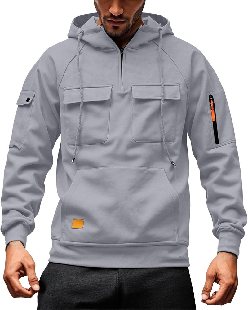 Chargez l'image dans la visionneuse de la galerie, Heren hoodie met capuchon en kangoeroezak voor de winter – sweater – capuchontrui
