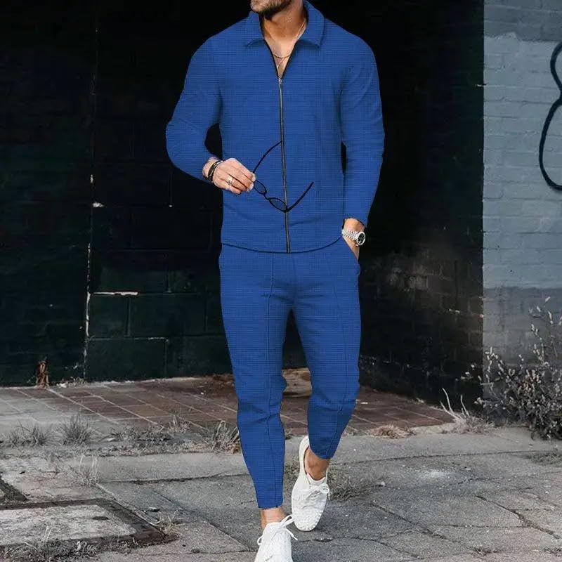 Chargez l'image dans la visionneuse de la galerie, Heren trainingspak 2-delig met vest en joggingbroek
