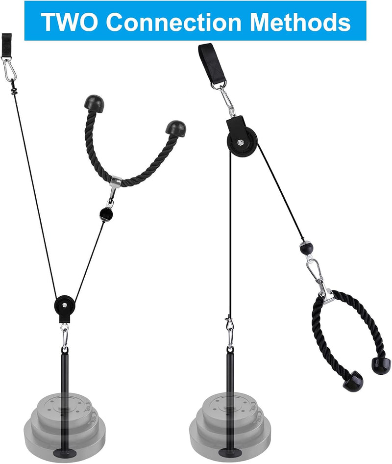 Load image into Gallery viewer, LFJ Fitness - Trekkabel - Onderarmtraining - Touw - Gewicht - Fitnessapparaat - Trektoren voor Thuis - Sportuitrusting - Kabelkatrol
