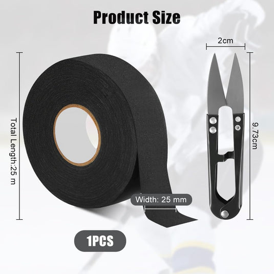Grip finishing tape 18 mm x 20 m zwart