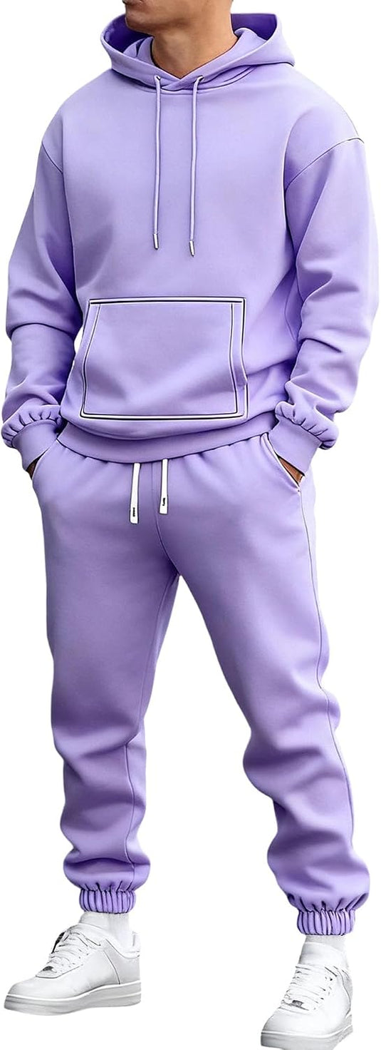 Heren trainingspak 2-delig met hoodie en joggingbroek