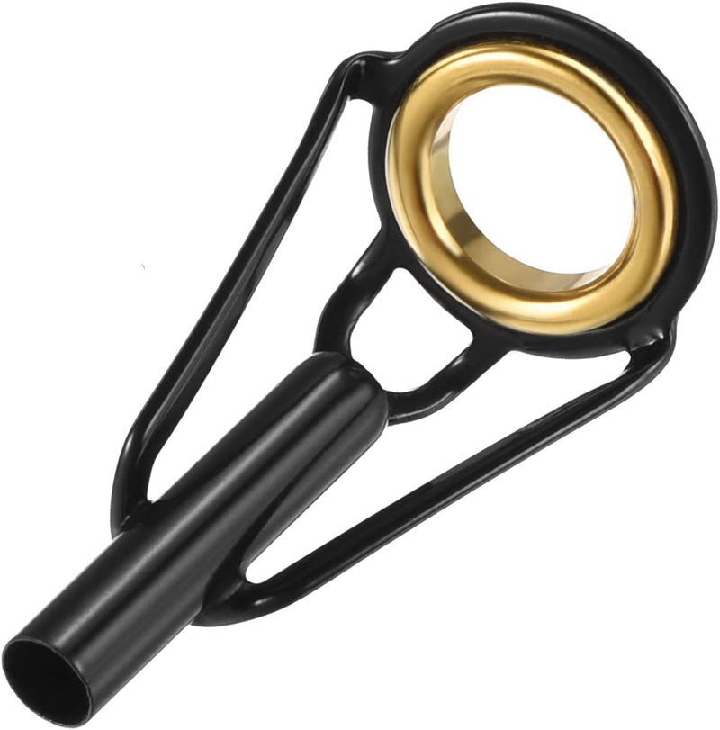 Load image into Gallery viewer, Hengel topogen 3 stuks 1 mm van roestvrij staal zwart-goud – hengeltop reparatieset – visaccessoires

