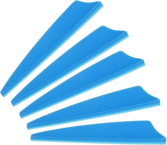 Pijlveren 36 stuks 2,5 inch van kunststof – arrow vanes – boogschieten accessoires