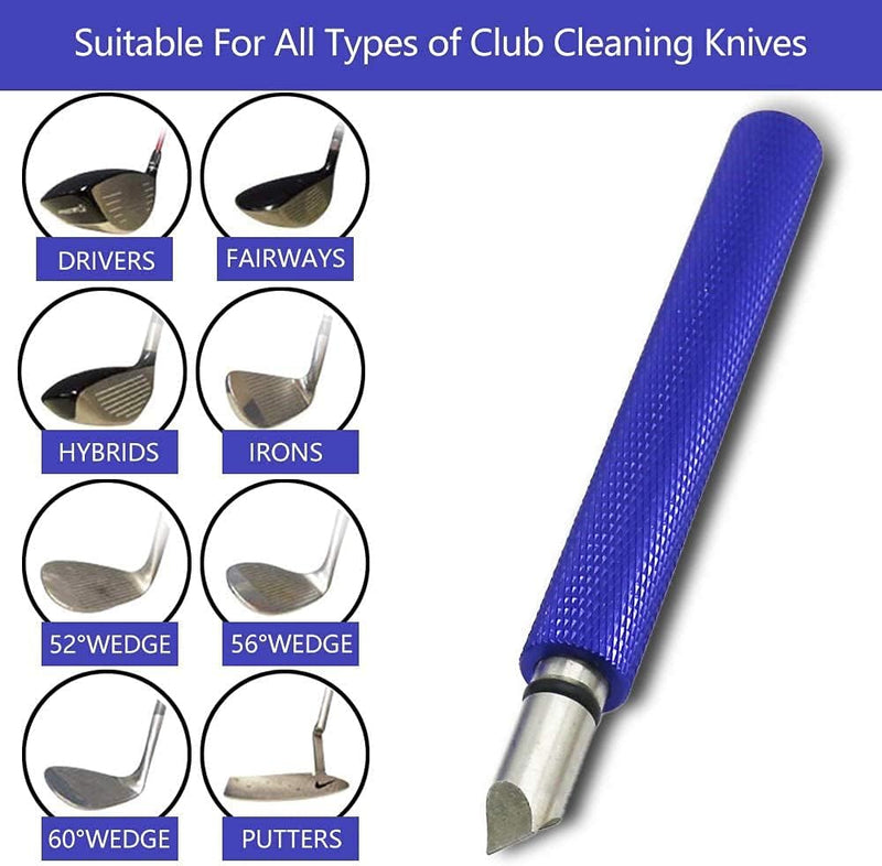 Load image into Gallery viewer, Golfclub groevenslijper voor U- en V-groeven blauw

