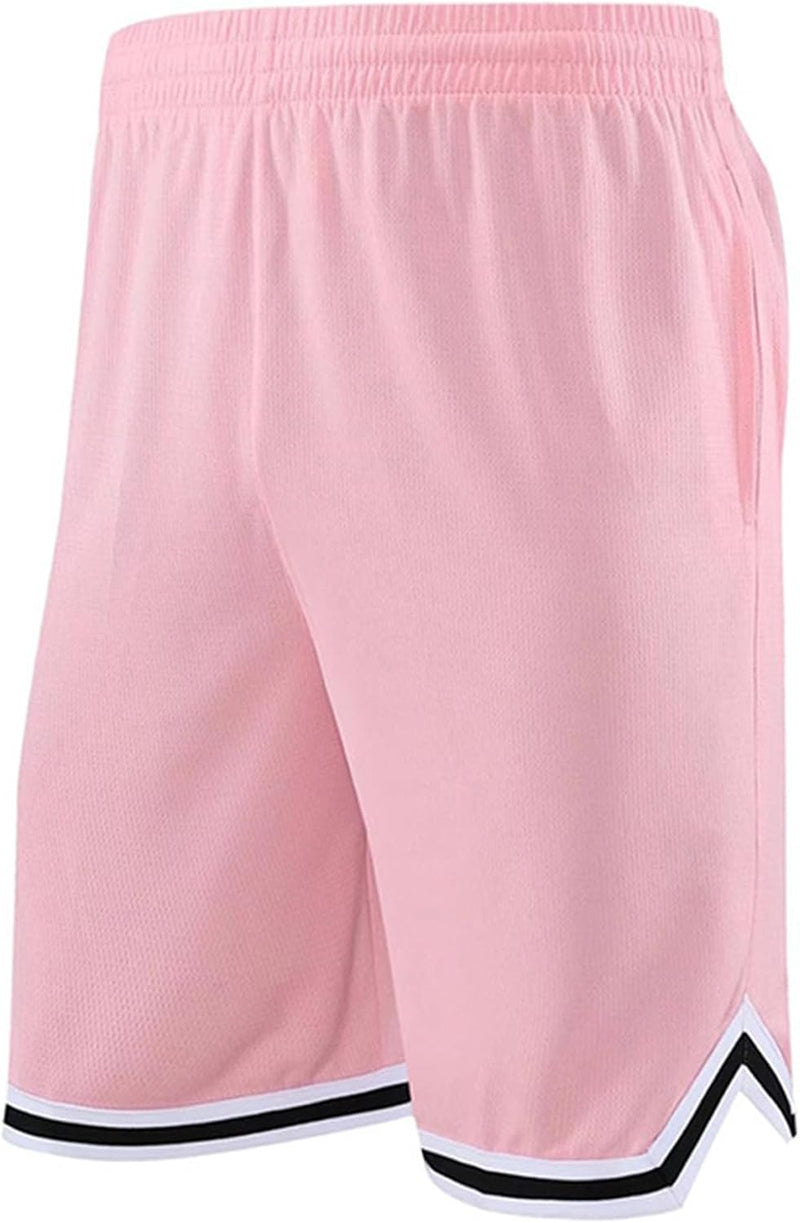 Laden Sie das Bild in Galerie -Viewer, Lange basketbalshort heren van ademend mesh met ritszak – sportshort – fitness broek
