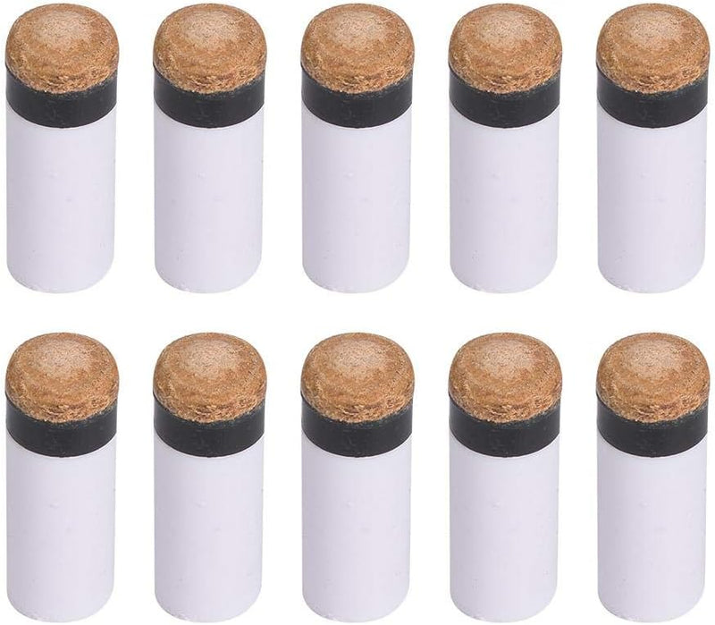 Laad afbeelding in Galerijviewer, Biljartkeu pomeransen 10 stuks van leer en kunststof voor snooker en pool – keutips – biljartonderdelen
