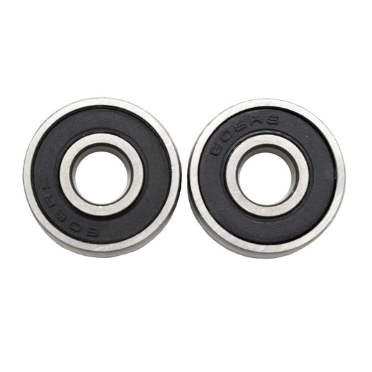 Skate lagers 608RS ABEC-9 set van 16 zwart