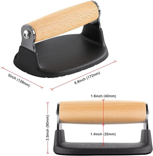 Hoge parallettes 24 cm met antislip en gevoerde handgrepen tot 300 kg – push-up bars – calisthenics