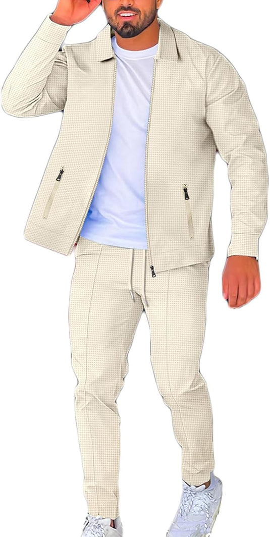 Heren trainingspak 2-delig met vest en joggingbroek