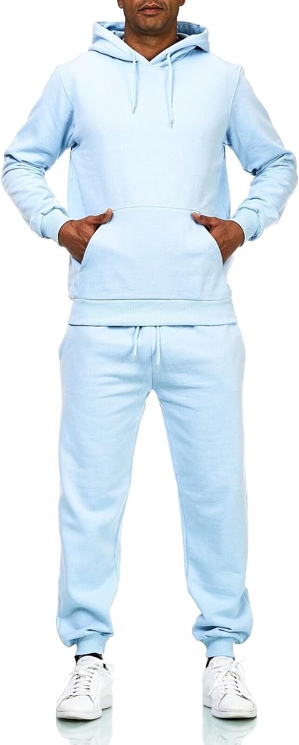 Load image in Gallery Viewer, Tracksuit with joggers and sweatshirt made from 70% cotton with a slim fit - sportswear - jogging outfit
