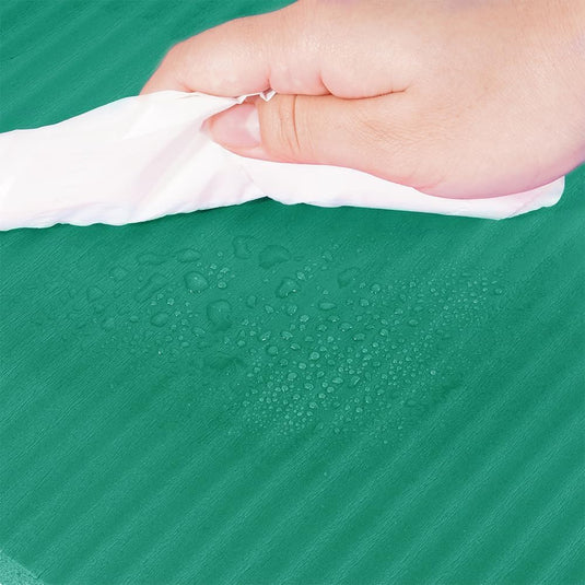 Yogamat NBR antislip groen met draagriem