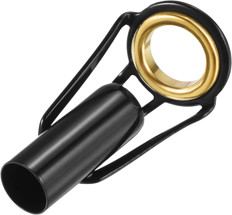Load image into Gallery viewer, Hengel topogen 3 stuks 1 mm van roestvrij staal zwart-goud – hengeltop reparatieset – visaccessoires
