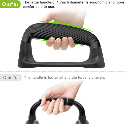 Push-up bars met ergonomische handgrepen en antislip basis – opdruksteunen – krachttraining