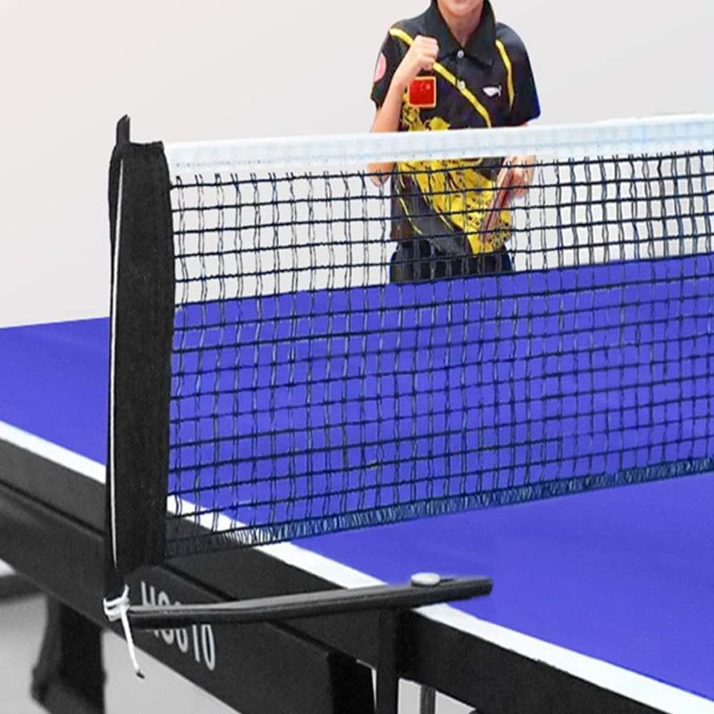 Laad afbeelding in Galerijviewer, Tafeltennis vervangingsnetten 2 stuks 180 x 14 cm van slijtvast polyester – pingpongnetten – tafeltennisuitrusting
