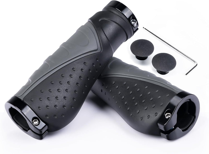Laad afbeelding in Galerijviewer, Ergonomische fietshandvatten 22 mm voor draaigreepschakeling
