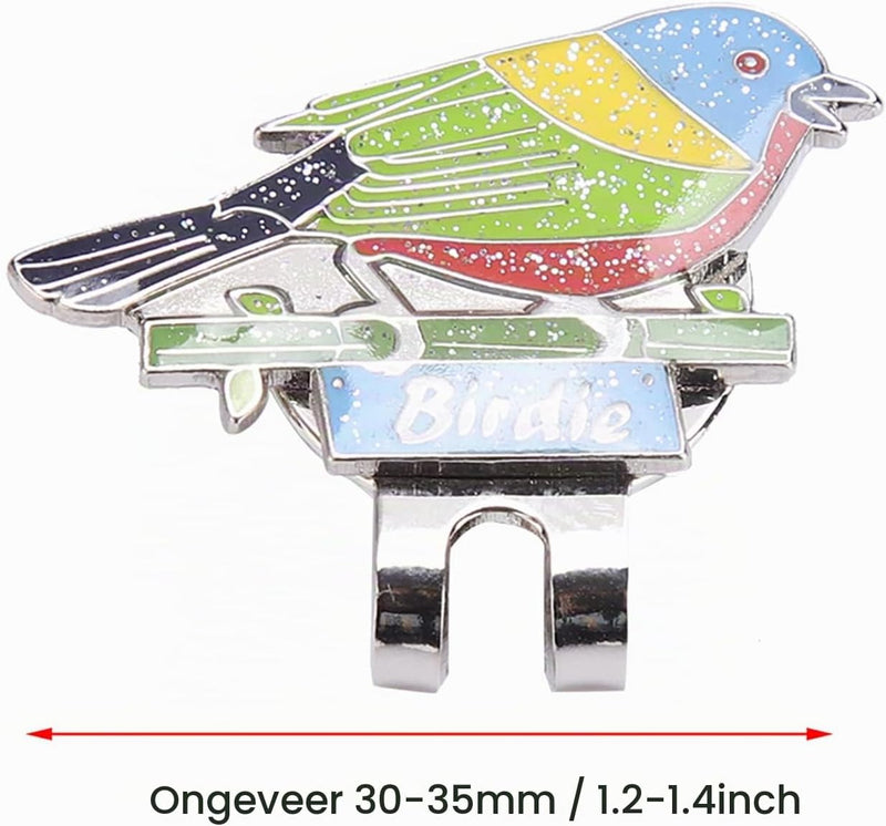 Chargez l'image dans la visionneuse de la galerie, Magnetische golfbal marker met roestvrijstalen petclip en decoratief ontwerp – balmarker – golfaccessoires
