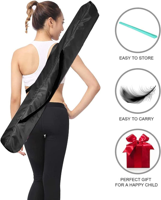 Gymnastiekbalk 210-300 cm – opvouwbare balansbalk met antislip onderzijde en draaggreep – voor kinderen en training thuis
