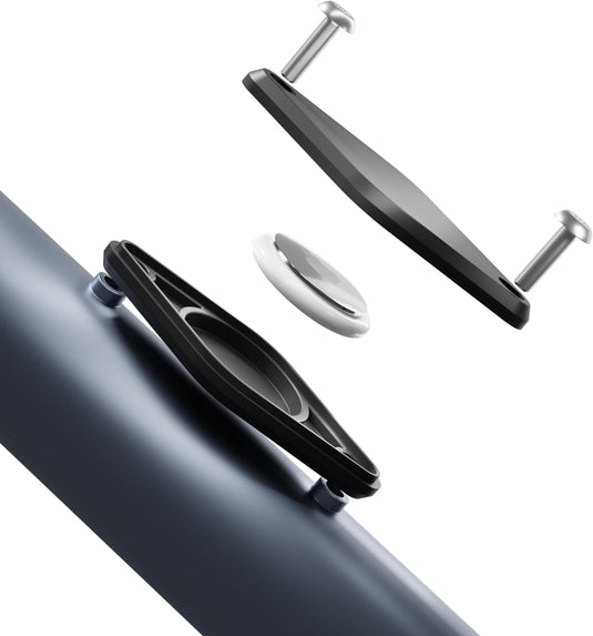 Grapid Fietshouder voor Apple AirTag, universele houder, tracker voor diefstalbeveiliging, accessoirehoes, veiligheidsschroeven, spatwaterdicht
