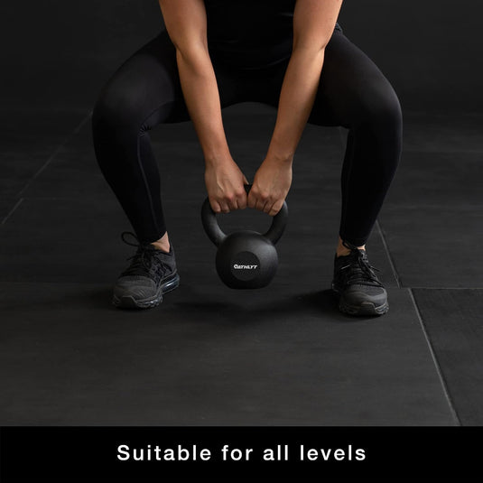 Athlyt - Kettlebell, kogelhalter van gietijzer