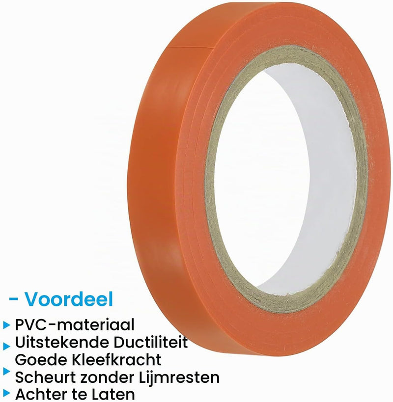 Load image into Gallery viewer, Racket afwerktape 2 rollen 10 meter van PVC oranje – grip afwerkingstape – tennis badminton accessoires
