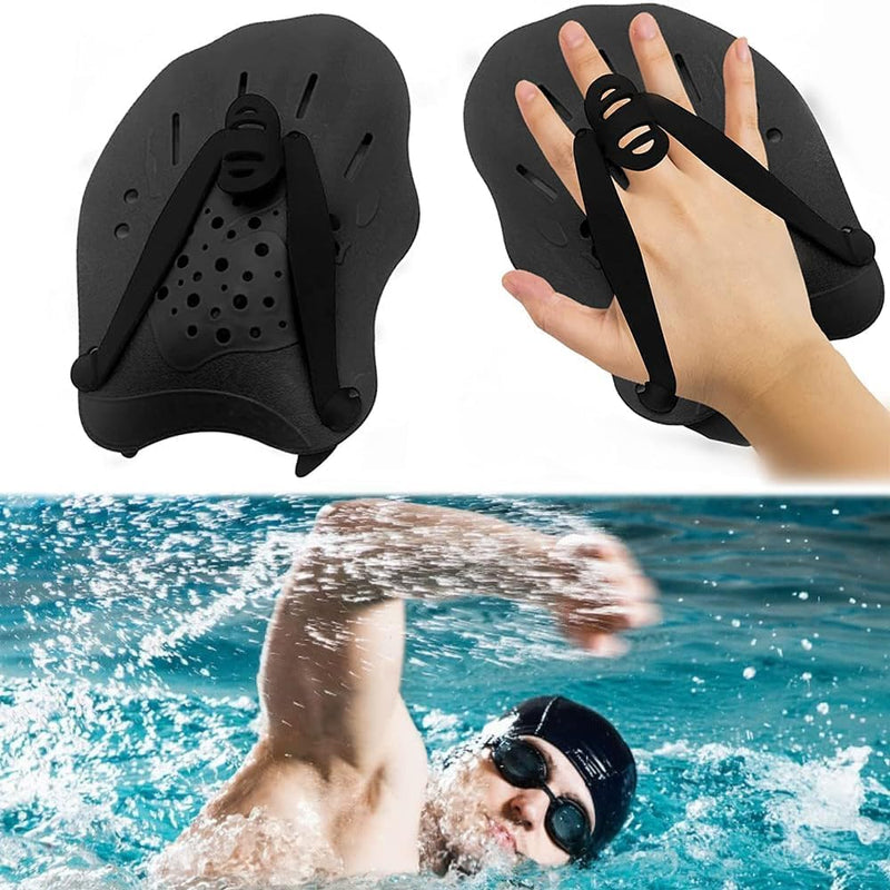 Load image into Gallery viewer, Peddles Zwemmen, uniseks handpeddel voor zwemmen, zwemmen, peddels, trainingshulp, accessoires voor zwembad-trainingsapparaten, volwassenen, kinderen, uniseks
