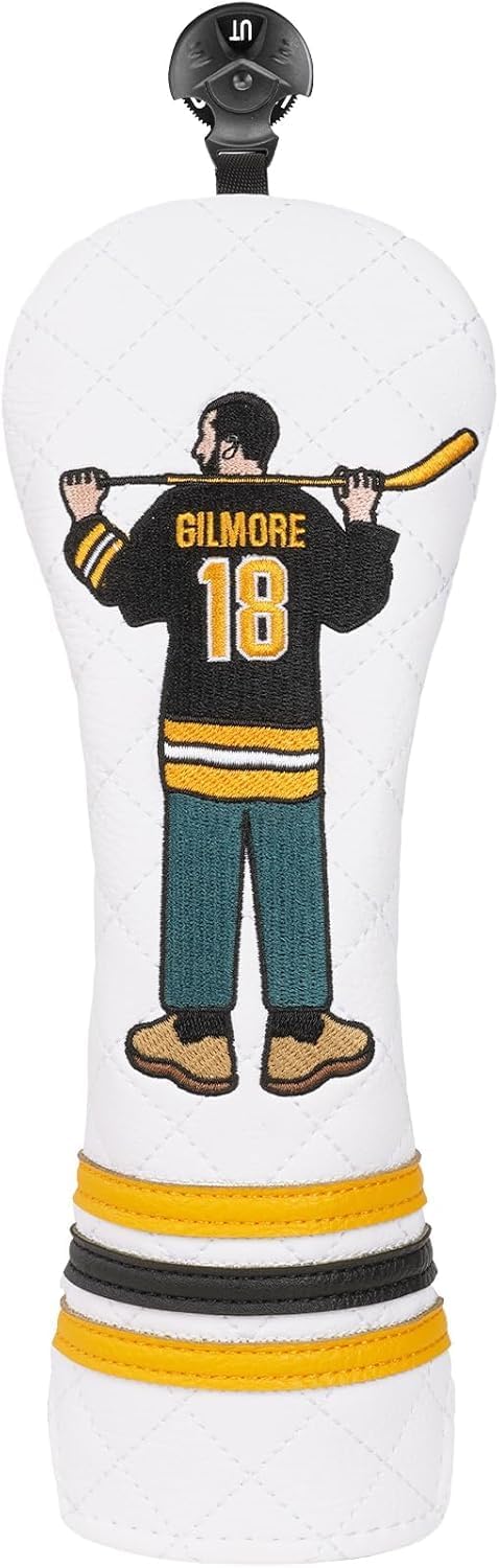 Chargez l'image dans la visionneuse de la galerie, Golfclub beschermhoes met geborduurd filmpersonage van kunstleer – cartoon headcover – golfclub bescherming

