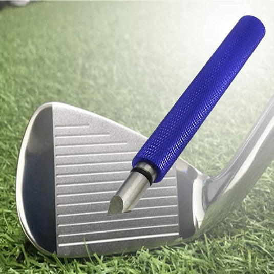 Golfclub groevenslijper voor U- en V-groeven blauw