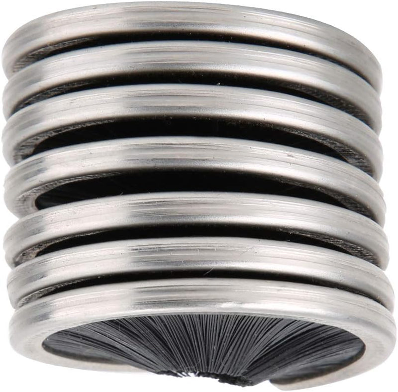 Laden Sie das Bild in Galerie -Viewer, Touwreiniger 8-13 mm – Nylon Reinigingsborstel voor Klimtouw en Koord – Roestvrij Staal – Outdoor Speleologie – Zwart
