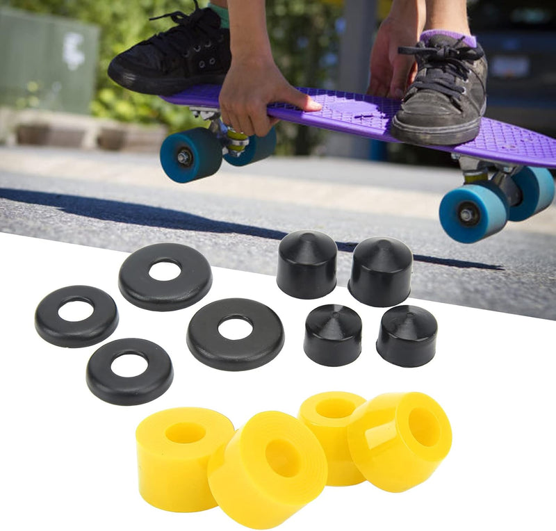 Laad afbeelding in Galerijviewer, Skateboard bushings 90A 12-delige vervangingsset – PU stuurrubbers – longboard skateboard accessoires
